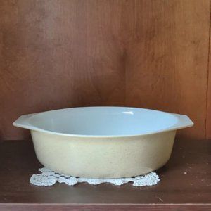 Vintage Pyrex Homestead #045 Oval Casserole Dish 2.5 Quart